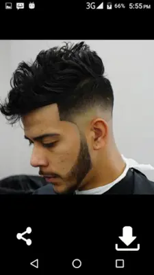 Boys Men Hairstyles and Hair cuts 2019 android App screenshot 1