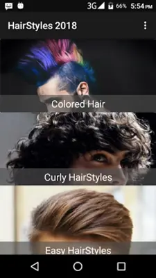 Boys Men Hairstyles and Hair cuts 2019 android App screenshot 5